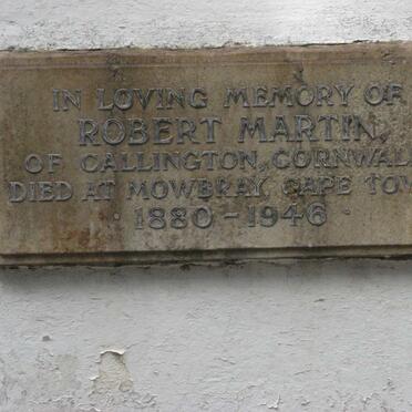 MARTIN Robert 1880-1946