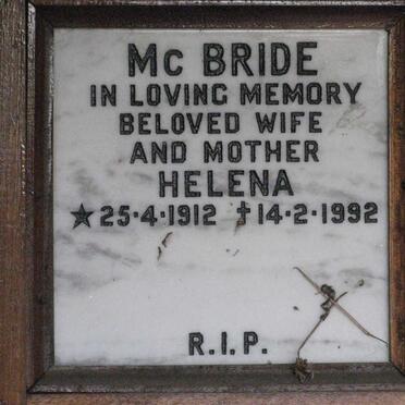 McBRIDE Helena 1912-1992