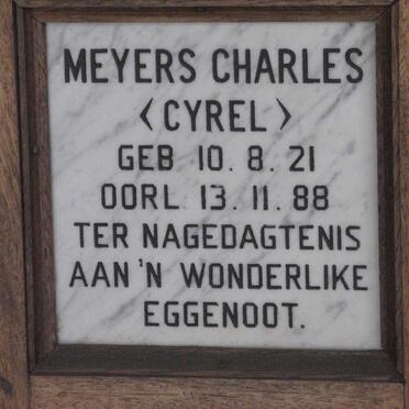 MEYERS Charles 1921-1988