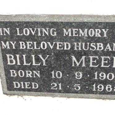 MEEK Billy 1903-1965