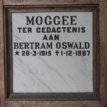 MOGGEE Bertram Oswald 1915-1987