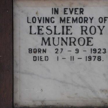 MUNROE Leslie Roy 1923-1978