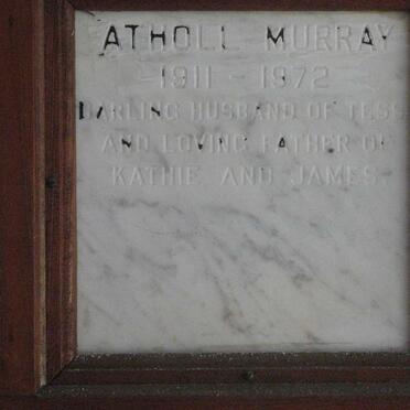 MURRAY Atholl 1911-1972
