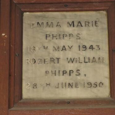 PHIPPS Robert William -1950 &amp; Emma Marie -1943