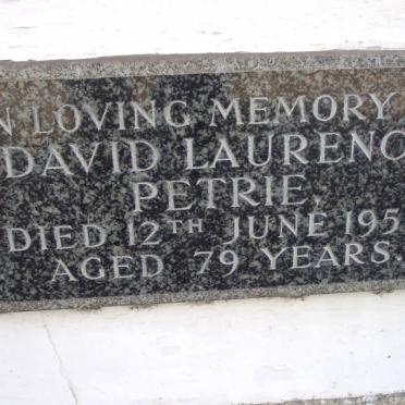 PETRIE David Laurence -1956