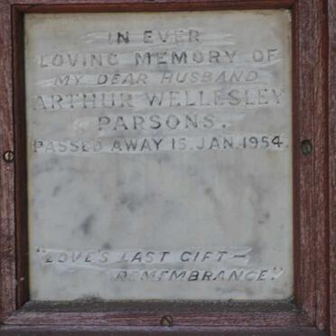 PARSONS Arthur Wellesley -1954