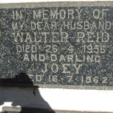 REID Walter -1956 &amp; Joey -1962