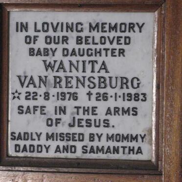 RENSBURG Wanita, van 1976-1983