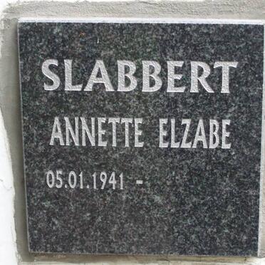 SLABBERT Annette Elzabe 1941-