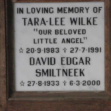 SMILTNEEK David Edgar 1933-2000 :: WILKE Tara-Lee 1983-1991