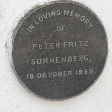 SONNENBERG Peter Fritz -1959