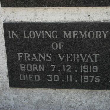 VERVAT Frans 1919-1975