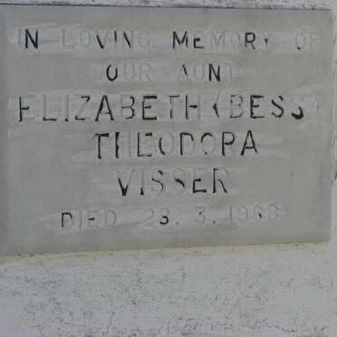 VISSER Elizabeth Theodora -1968