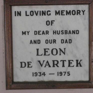 VARTEK Leon, de 1934-1975