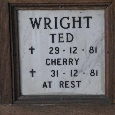 WRIGHT Ted -1981 &amp; Cherry -1981