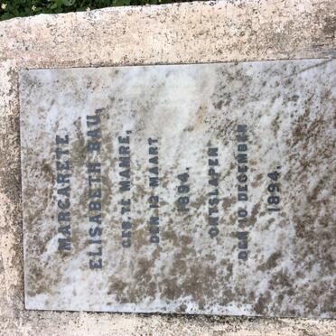 BAU Margarete Elisabeth 1894-1894