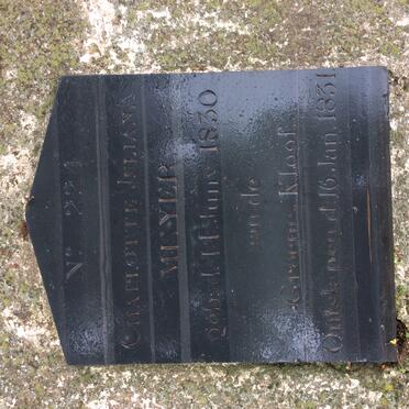 MEYER Charlotte Juliana 1830-1831