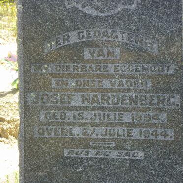 HARDENBERG Josef 1894-1944