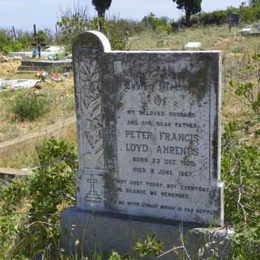 AHRENDS Peter Francis Loyd 1920-1957