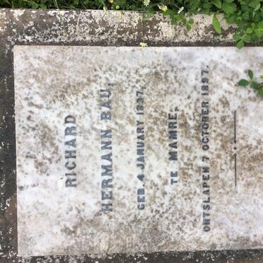 BAU Richard Hermann 1897-1897