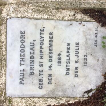 BRINDEAU Paul Theodore 1864-1933