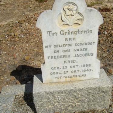 KRIEL Frederik Jacobus 1898-1942