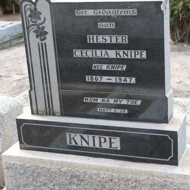 KNIPE Hester Cecilia nee KNIPE 1867-1947
