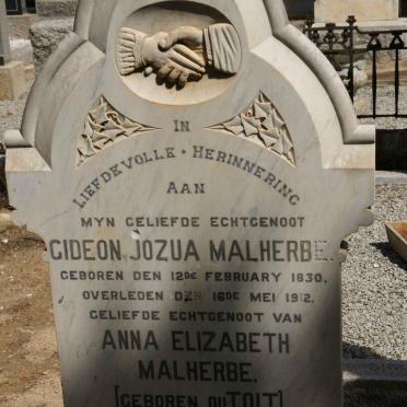 MALHERBE Gideon Jozua 1830-1912