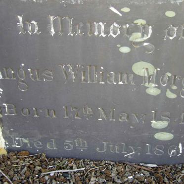 MORGAN Angus William 1844-1867