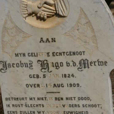 MERWE Jacobus Hugo, v.d. 1824-1909