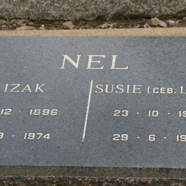 NEL Izak 1896-1974 &amp; Sussie LAING 1903-1974