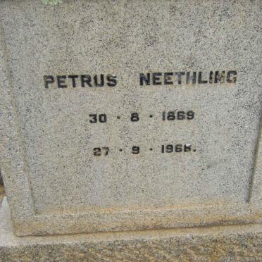 NEETHLING Petrus 1869-1966