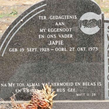 SWANEPOEL Japie 1928-1973