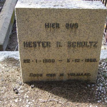 SCHOLTZ Hester 1900-1968