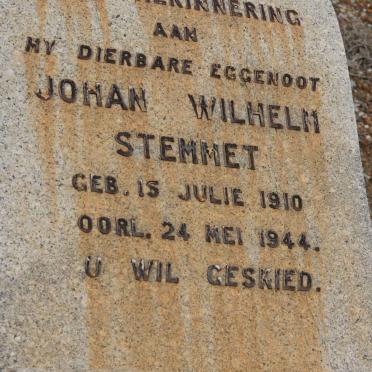 STEMMET Johan Wilhelm 1910-1944