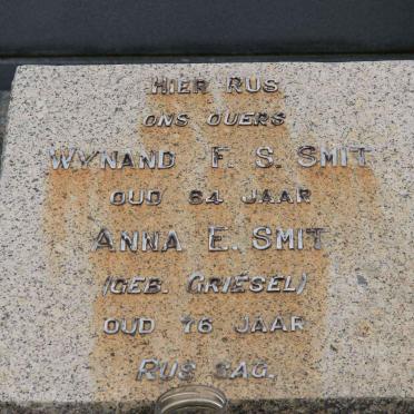 SMIT Wynand F. S. &amp; Anna E. GRIESEL