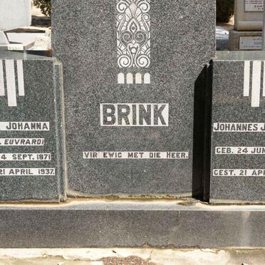 BRINK Johannes Jacobus 1871-1954 &amp; Anna Johanna EUVRARD 1871-1937