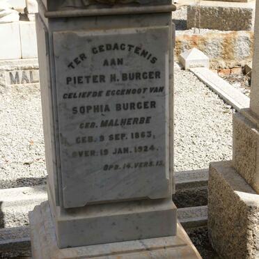 BURGER Pieter H. 1863-1924