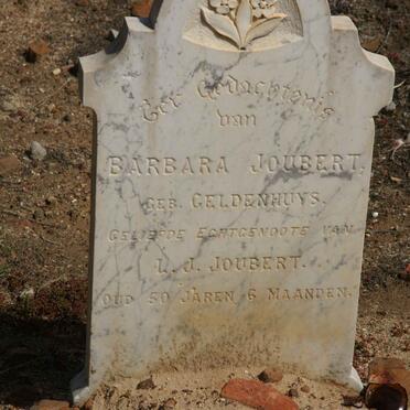 JOUBERT Barbara nee GELDENHUYS