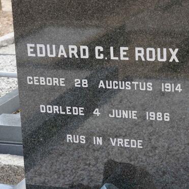 ROUX Eduard C., le 1914-1986
