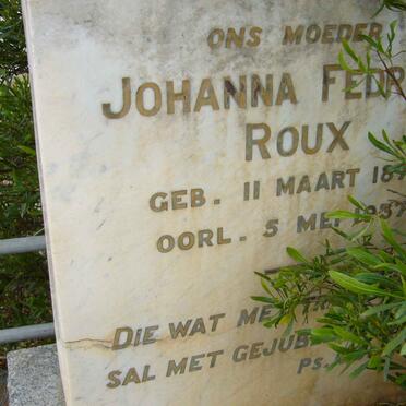 ROUX Johanna Fedrika 1878-1937