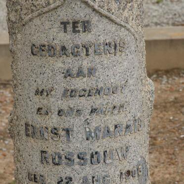 ROSSOUW Ernst Marais 1903-1944