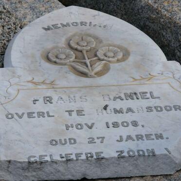 TOIT Frans Daniel, du -1908 