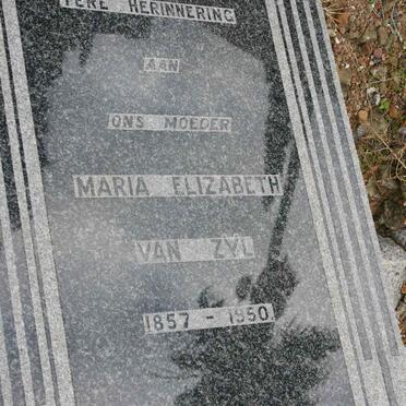 ZYL Maria Elizabeth, van 1857-1950
