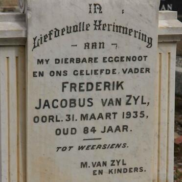 ZYL Frederick Jacobus, van -1935