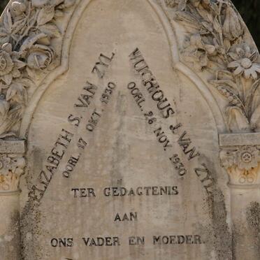 ZYL Wichous J., van -1930 &amp; Elizabeth S. -1930