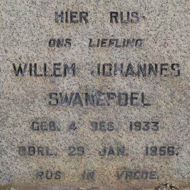 SWANEPOEL Willem Johannes 1933-1956