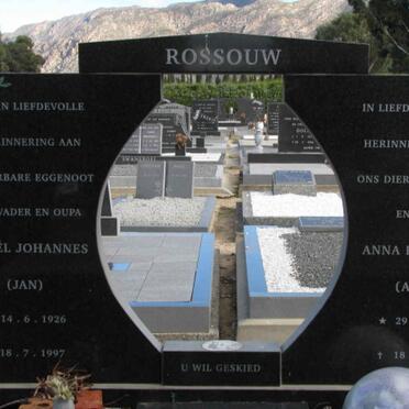 ROSSOUW Daniël Johannes 1926-1997 &amp; Anna Elizabeth 1929-2000