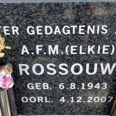 ROSSOUW A.F.M. 1943-2007