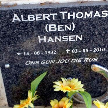 HANSEN Albert Thomas 1932-2010